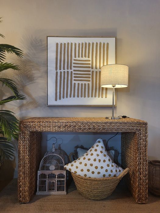 aparador, consola, mesa, rattan, palhinha, verga, rustico