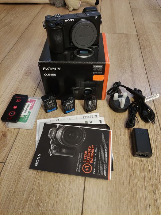 Aparat Sony A6400 + akcesoria