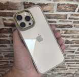 Чехол IPhone 16 Pro Max Desert Titanium, 16 Pro Max Black, прозрачный