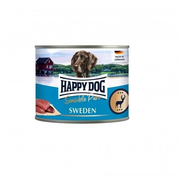 Karma mokra Happy Dog Sensible Pure Sweden 200g z dziczyzną