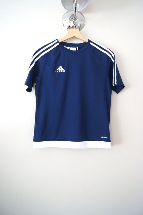 adidas ciemnoniebieska granatowa koszulka bluzka granatowy t-shirt xs