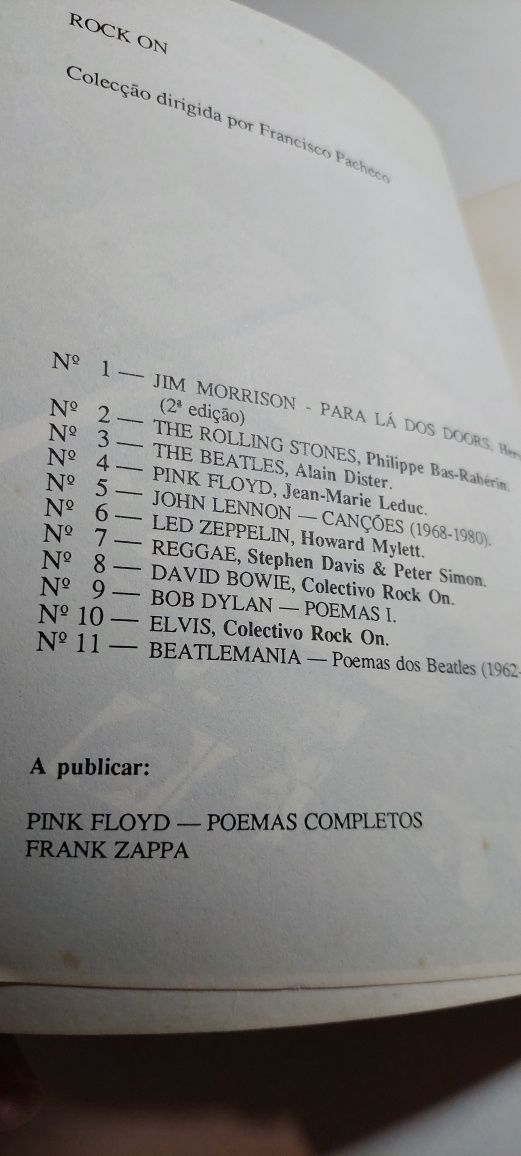 Beatlemania, Poemas dos Beatles (Fora do Texto/Centelha)