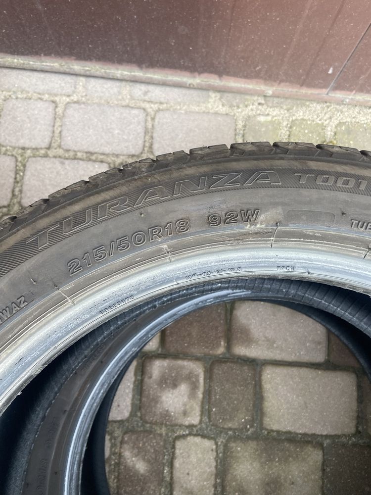 Opony letnie Bridgestone Turanza  215/50 18