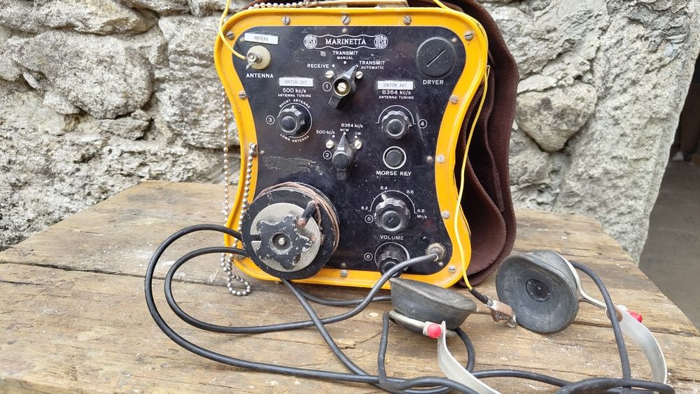 Radio emissor emergência baleeira DISA Marinetta 71A10