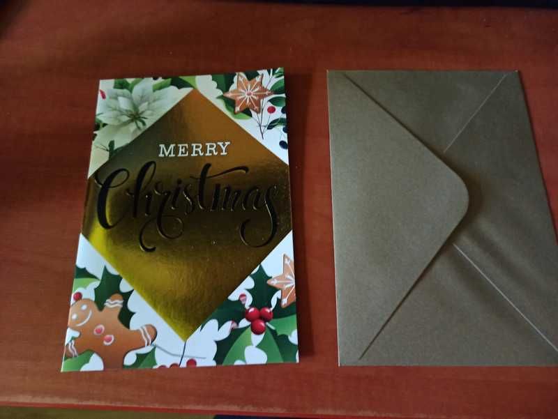Kartka Boże Narodzenie z kopertą