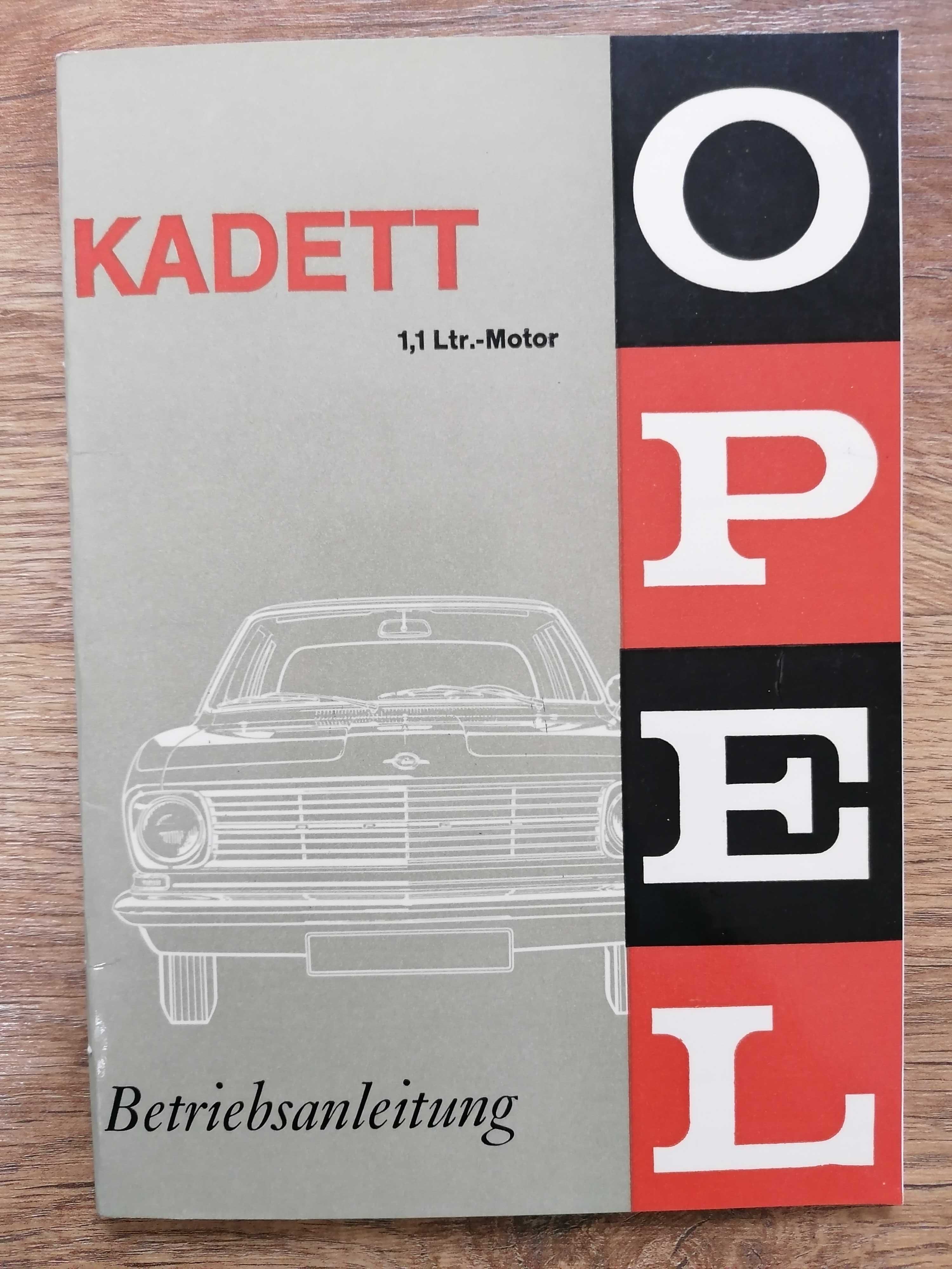 Instrukcja obsługi Opel Kadett L 1,1L
