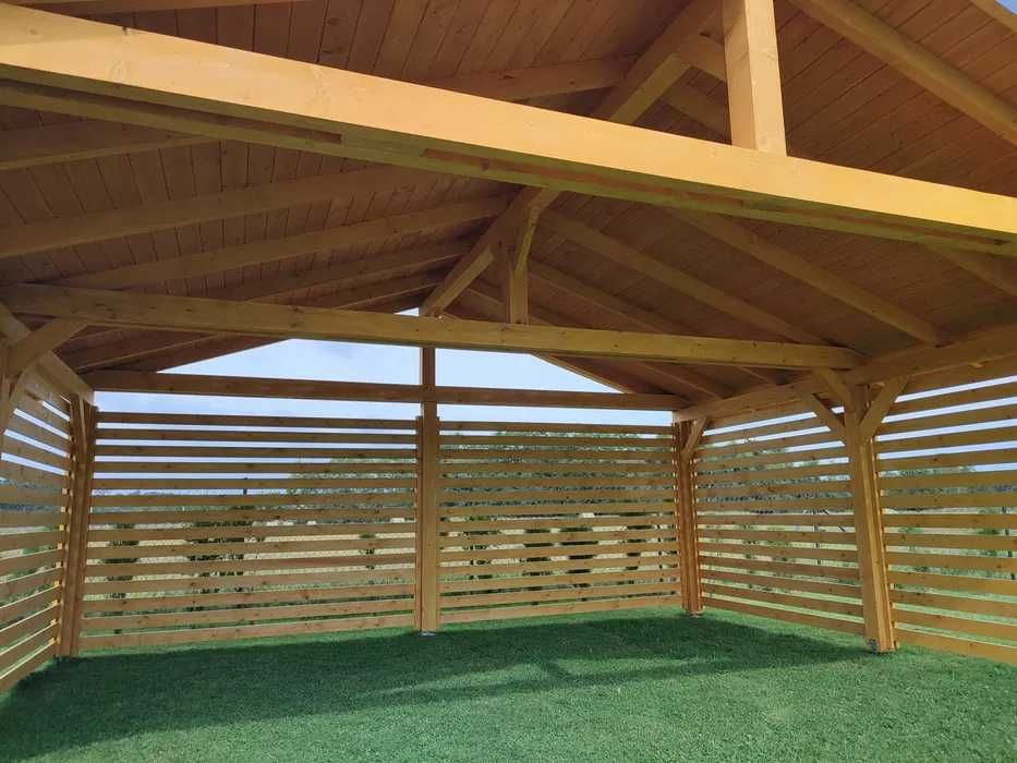 wiata na dwa auta 6x5 dach dwuspadowy szybkie terminy!!!