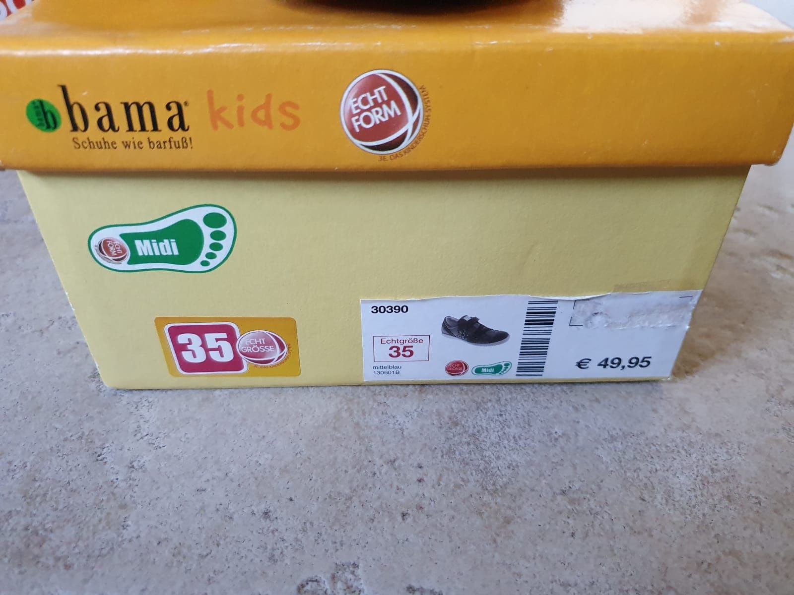 Bama Kids Skórzane buty dziewczęce rozmiar 35 lato