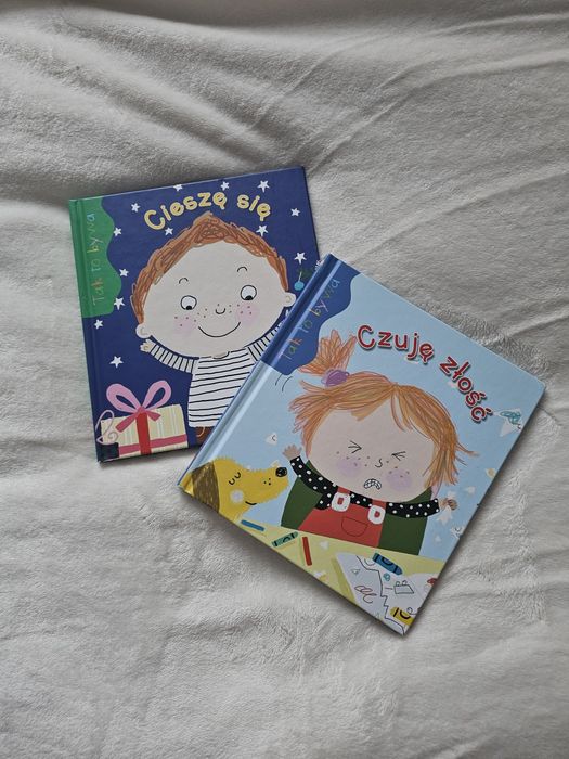 Książeczki o emocjach Cieszę się Czuję złość