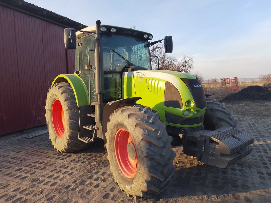 Claas Ares 697 od rolnika pierwsze opony