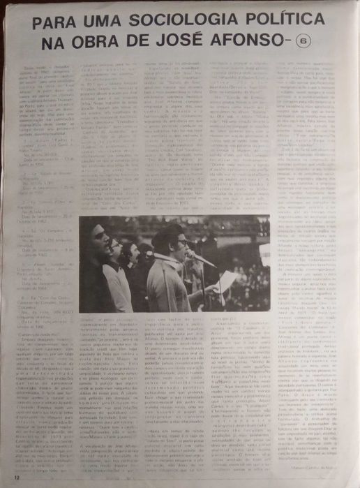 José Afonso	- - -		Musicalíssimo - nr. 93	- - - - -	Jornal