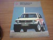 publicidade MITSUBISHI PAJERO para colecionadores