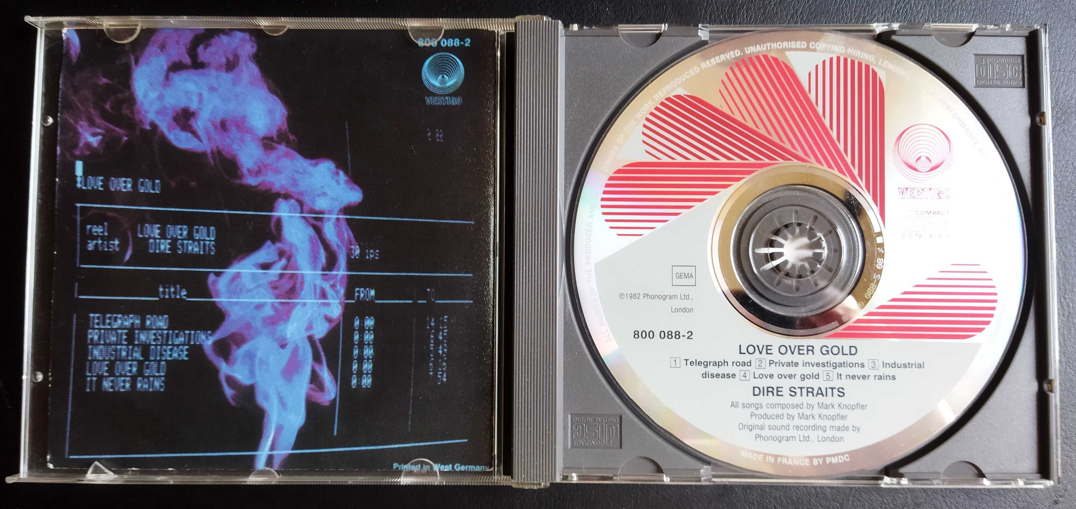 Płyty CD zespołu DIRE STRAITS i Marka Knopflera