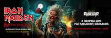 2 Bilety Płyta ironmaiden 2.08.25 PGE NArodowy 600pln