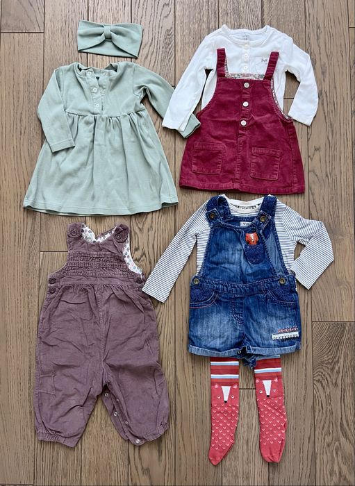 Теплі дитячі речі на дівчинку на вибір 80, 86 см 9-12, 12-18 міс.