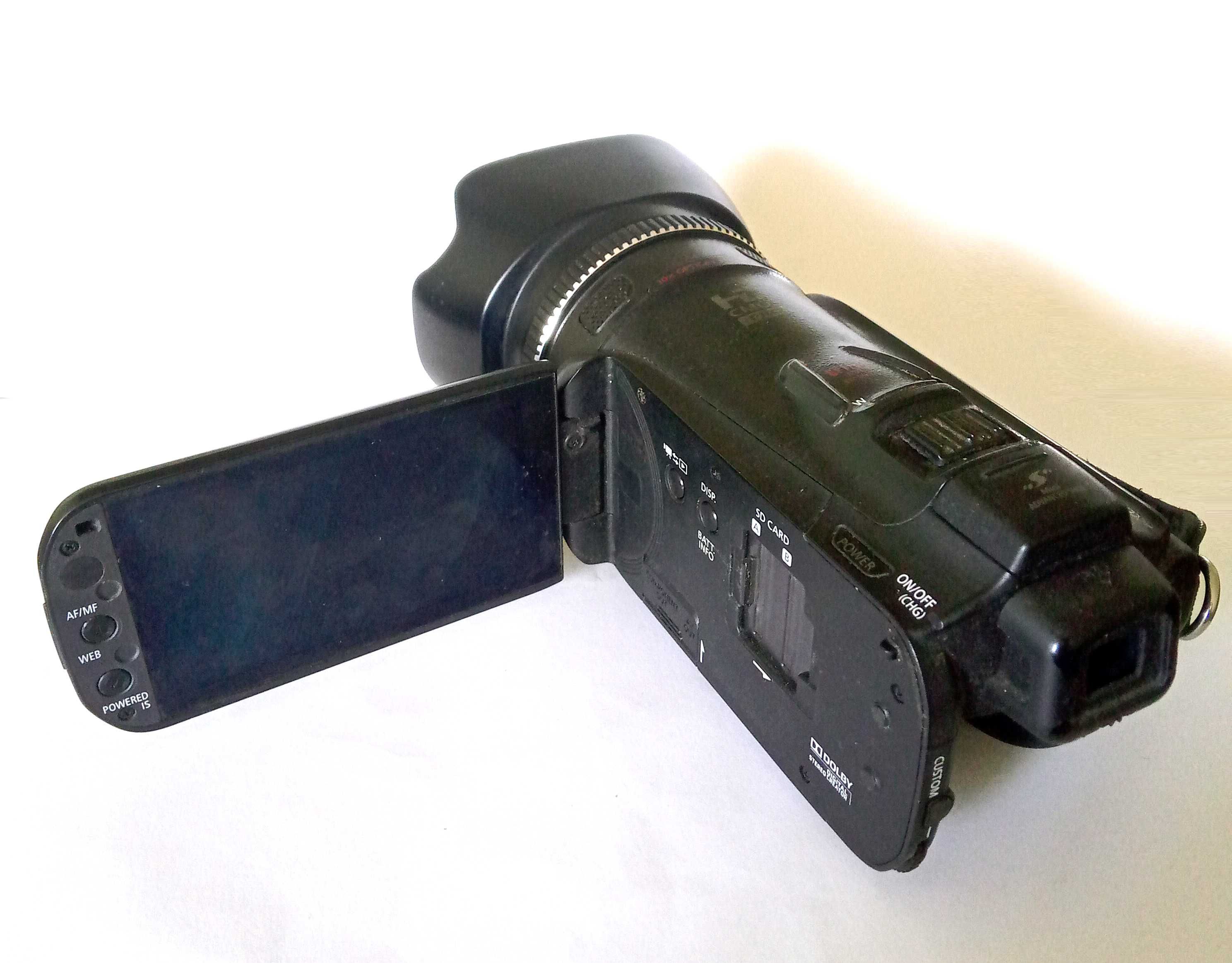 Canon VIXIA HF G10, світло, штатив