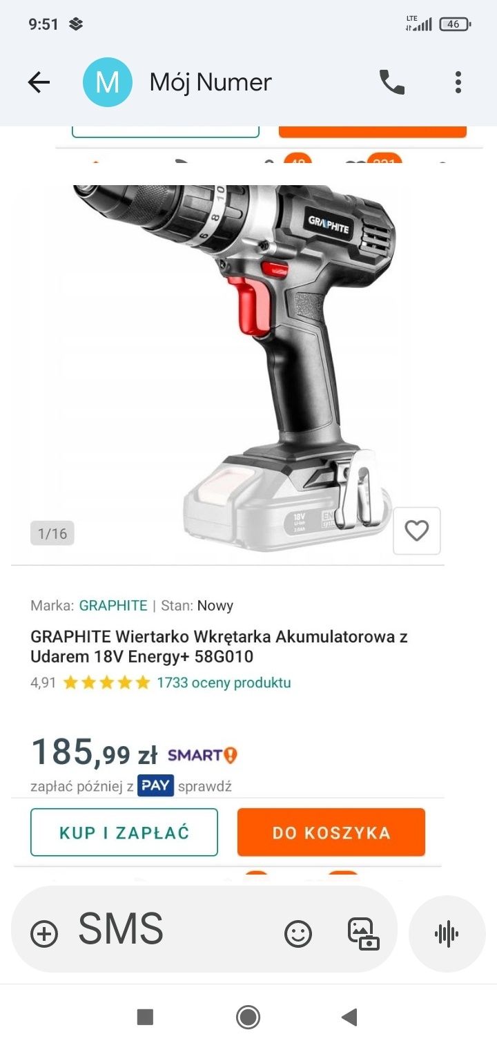 Wkrętarka graphite z udarem