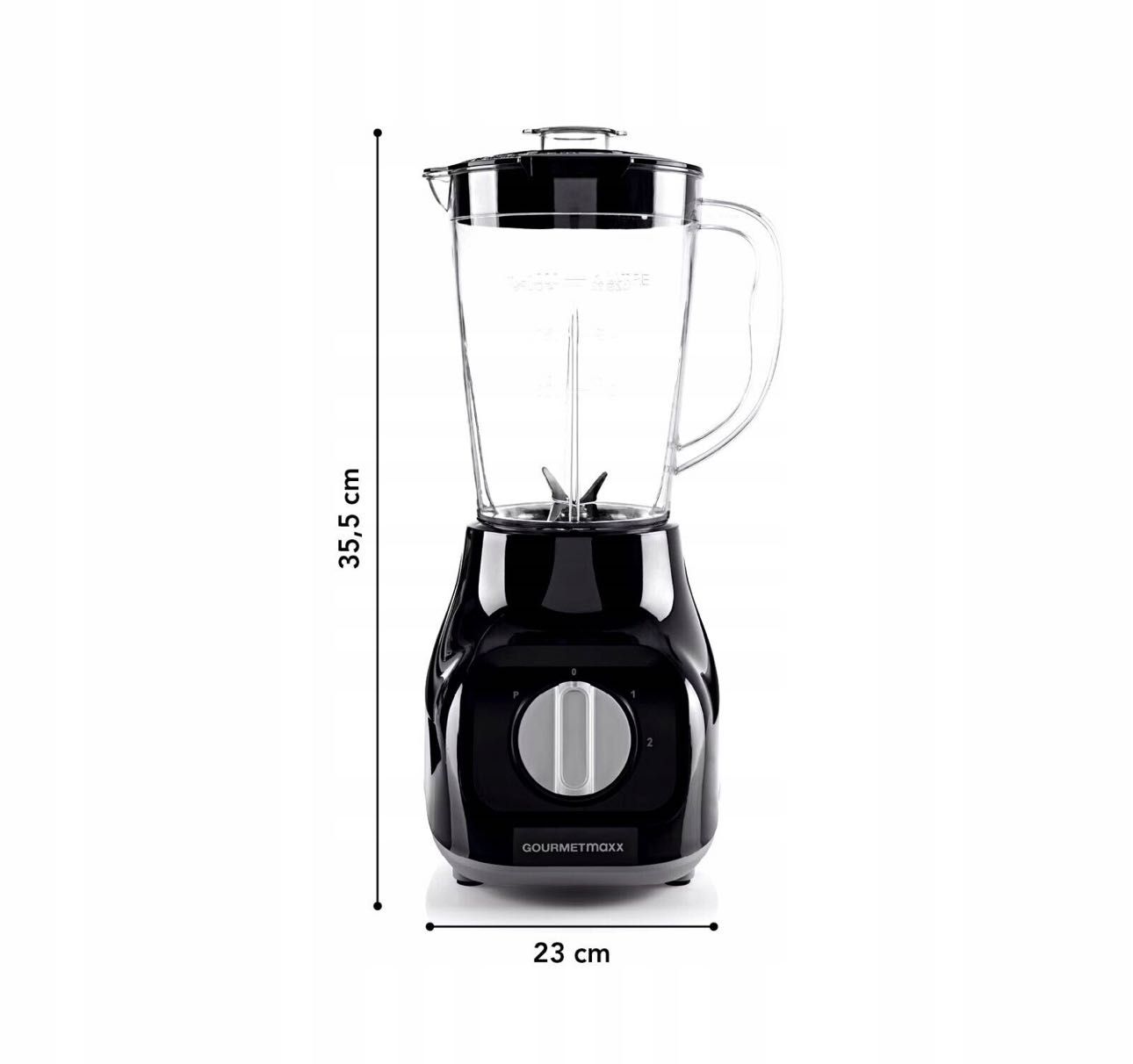 Blender kielichowy Gourmetmaxx 350 W czarny