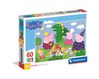 Puzzle 60 Elementów Świnka Peppa Pig