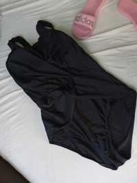 Czarny kostium strój kąpielowy jednoczęściowy LUSCANA 42 E NOWY