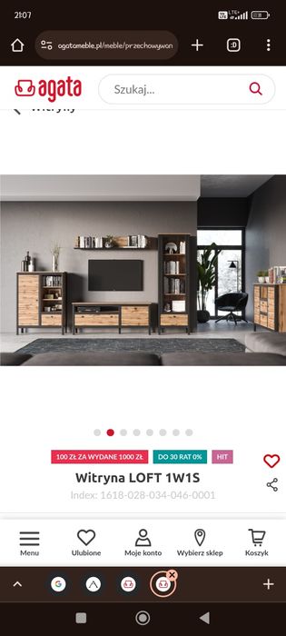 Sprzedam RTV i witrynę