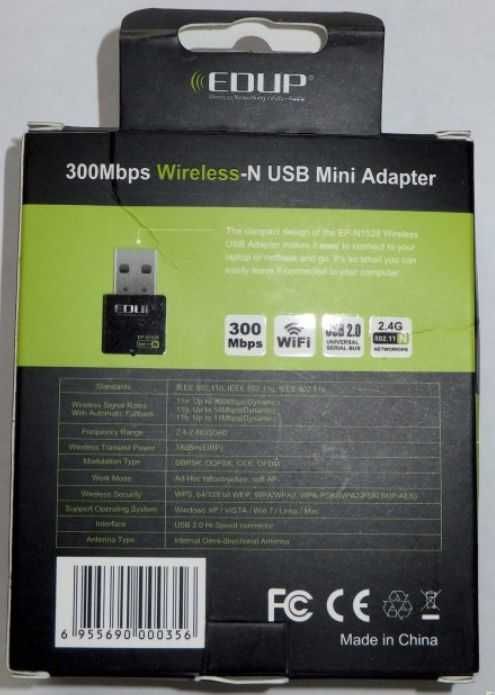 WiFi адаптер EDUP EP-N1528