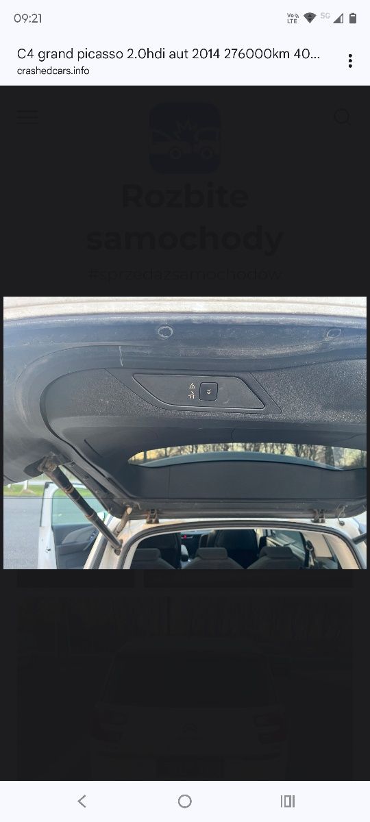 Citroen C4 grand Picasso 2,0 bluehdi Automat,kamera,panorama,ful opcja