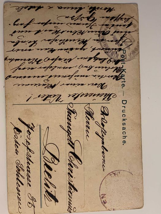 komplet 3 pocztówek, przedwojenne niemieckie