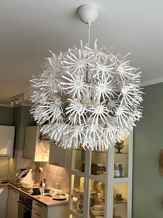 Lampa sufitowa ikea dmuchawiec wisząca IKEA Maskros papierowa