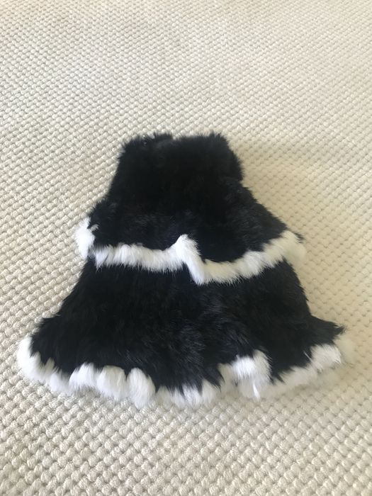 Minisaia pele de coelho em tamanho M/S