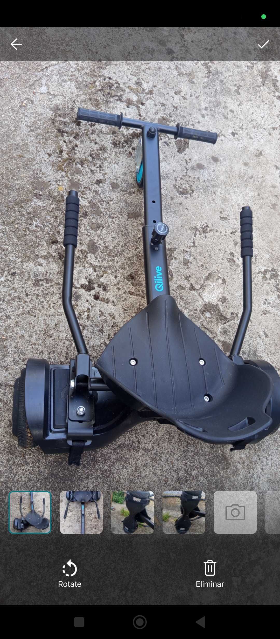 Hoverboard Qilive com carrinho