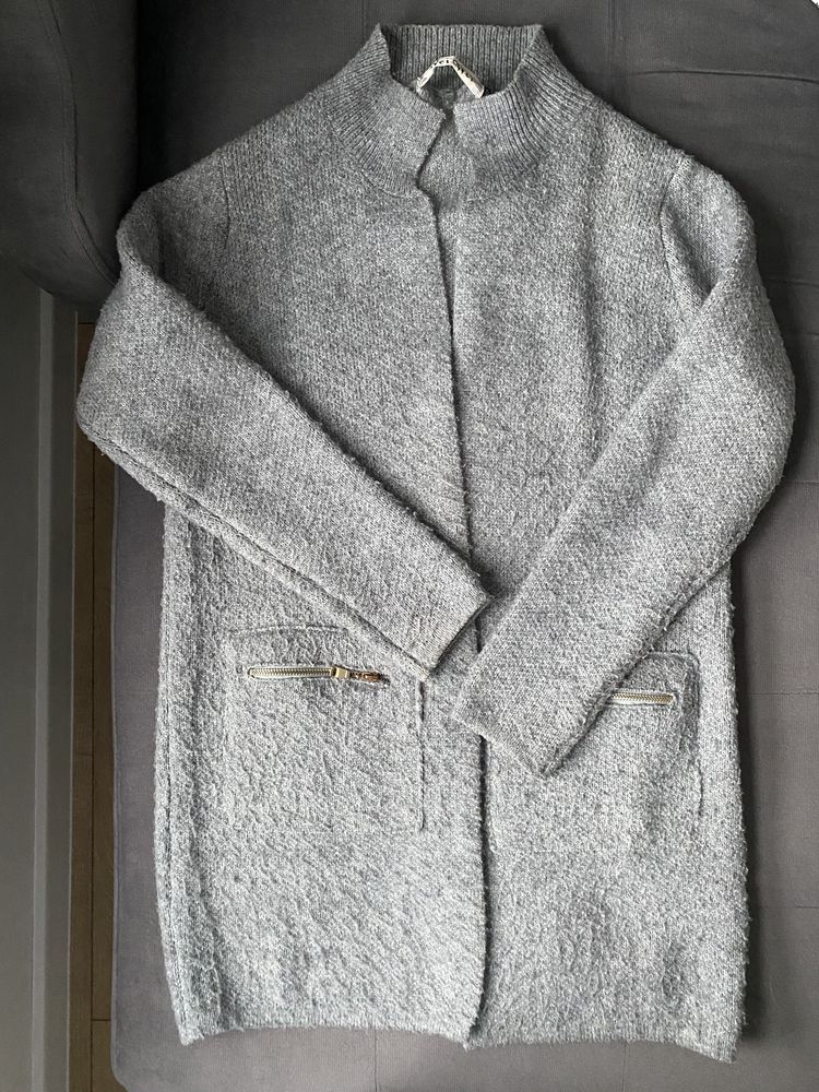 Sweter kardigan długi