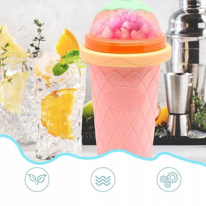 Nowy Kubek do Lodów Granity Sorbetów Slushy  330ml.