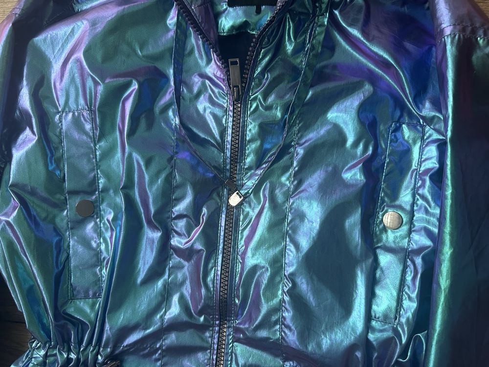 Parka Kurtka Holo Mohito 32/XXS Kameleon Holograficzna Benzynka