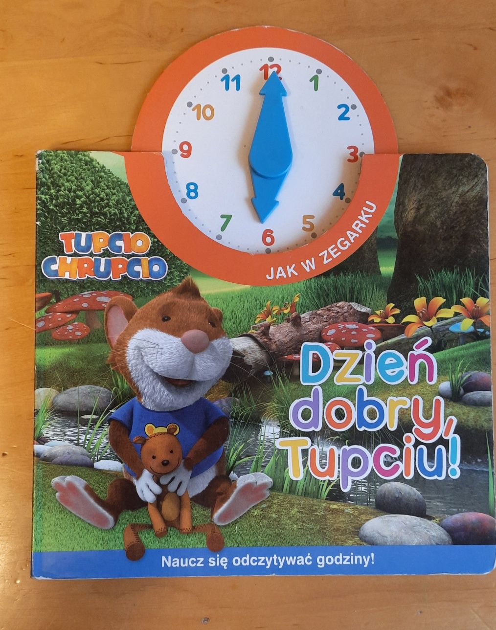 Książka z zegarem Tupcio Chrupcio
