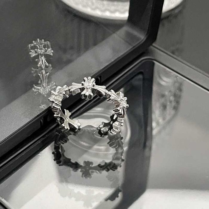 Chrome Hearts Кольцо | Кільце хром хартс | Регулюється