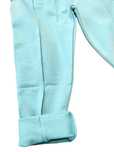 Legginsy turkusowe 128