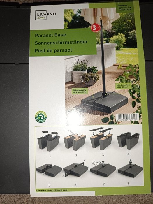 Livarno Stojak na parasol przeciwsłoneczny