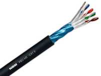 NBM PEC-H5 - Przewód logiczny F/UTP skrętka mobilna CAT 5 4x2x0,22mm²