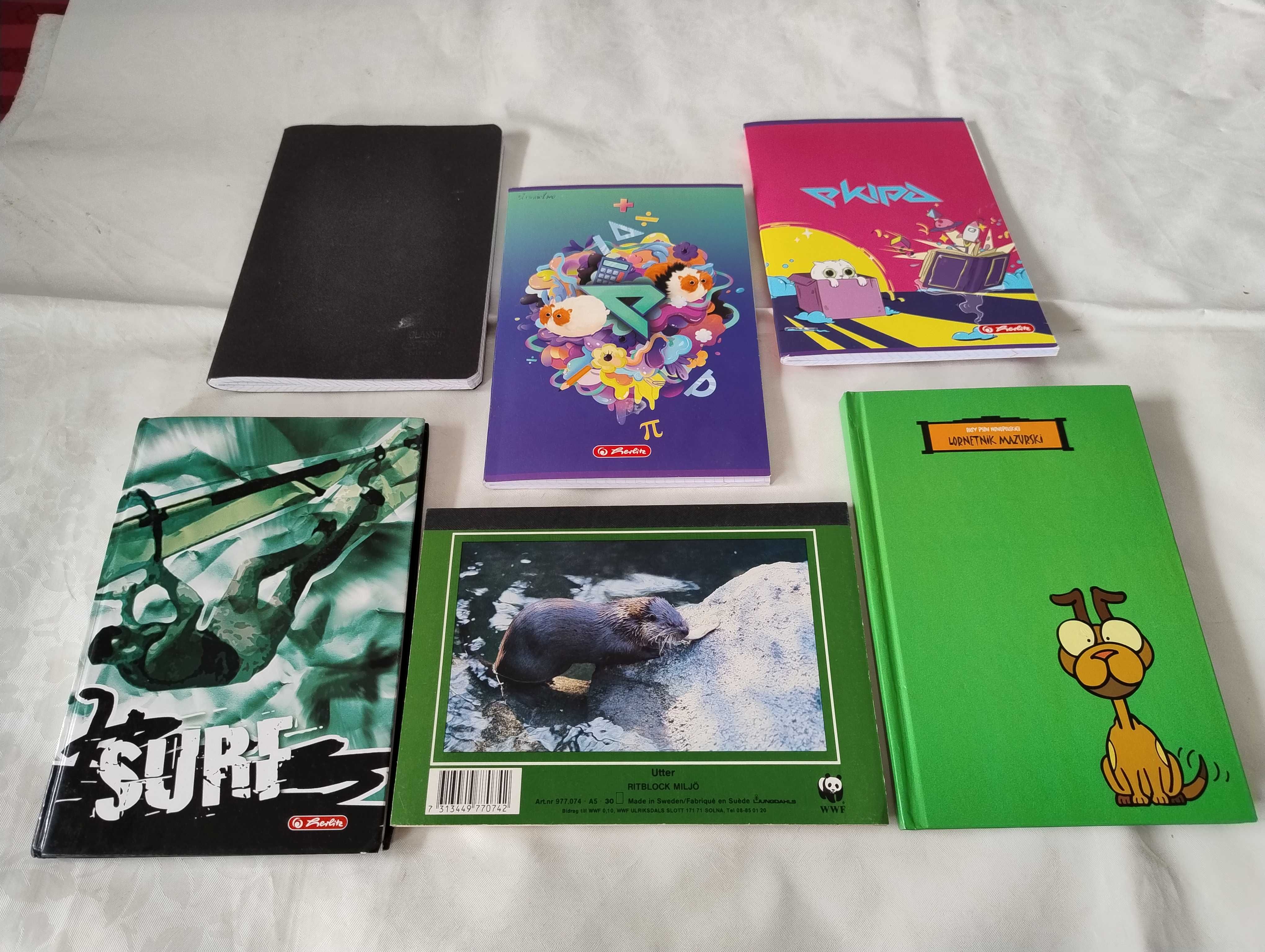 SUPER CENA Zeszyt brulion notes notatnik brudnopis kratka z PRL 96kart
