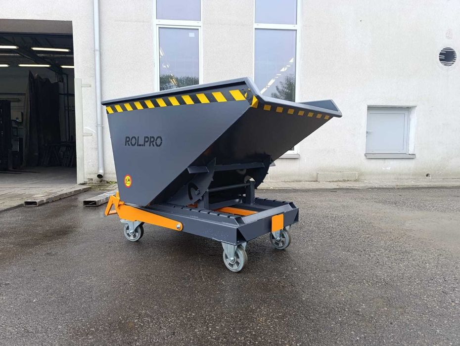 Kontener samowyładowczy/Kontener metalowy/Koleba - 600L PREMIUM!!!