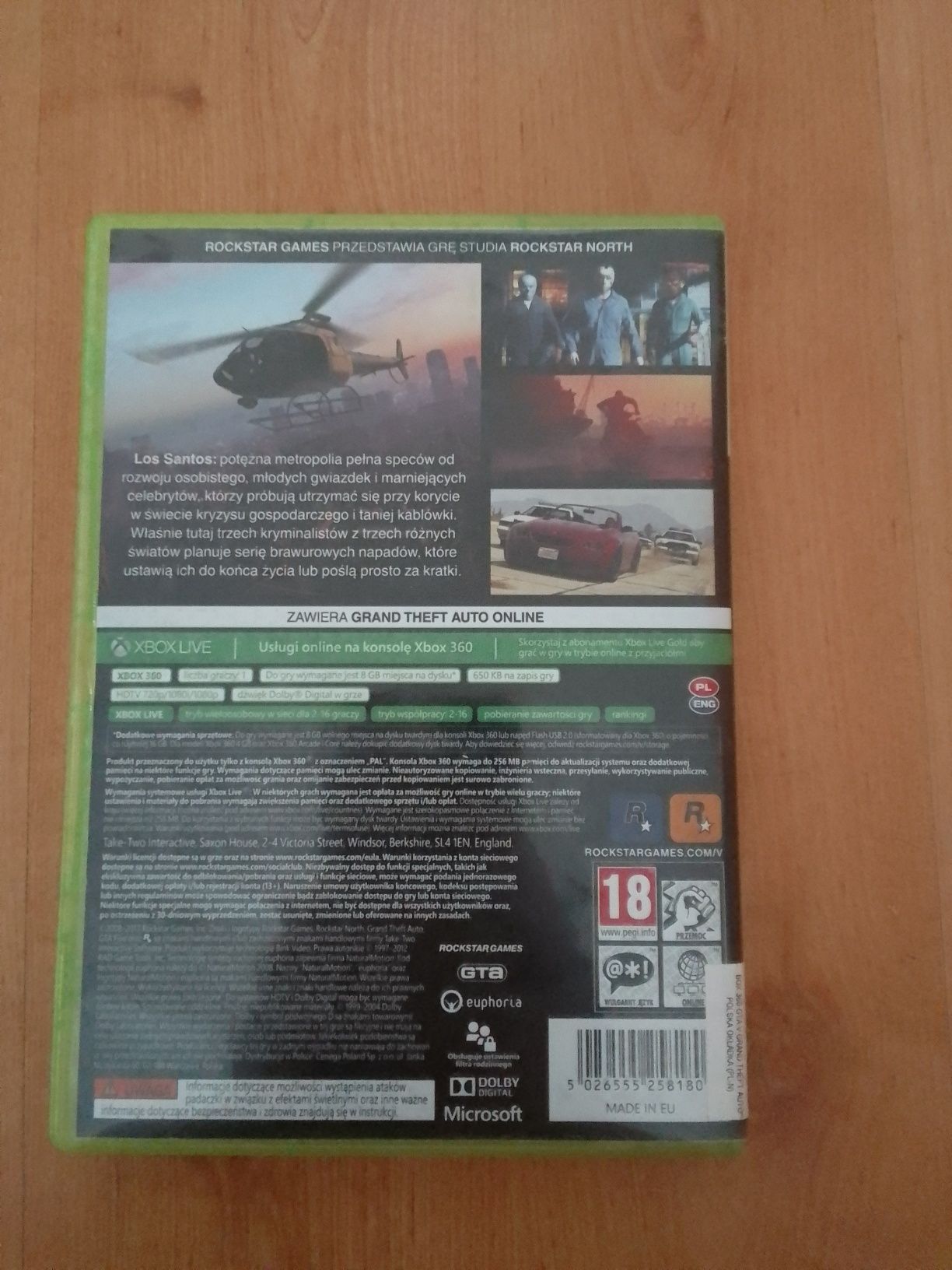 Grand theft auto v Xbox 360