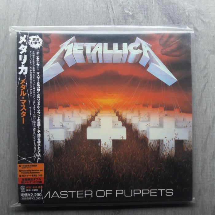 2 CDs Metallica formato Mini LP edição japonesa