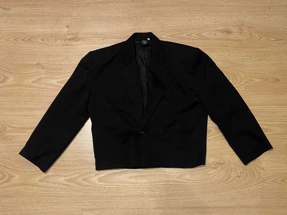 Blazer técnico lã preto Green Green, S / 31 | Curto