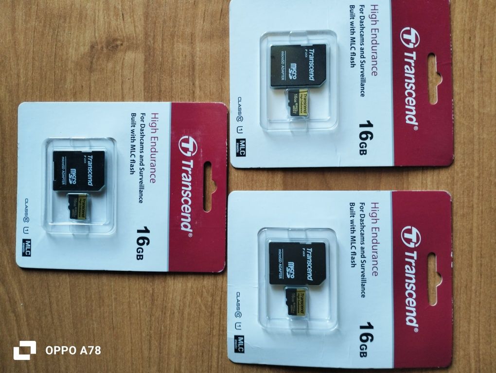 Karta Micro SD MicroSD, 16 GB Nie MLC, Transcend High Endurance -25 →