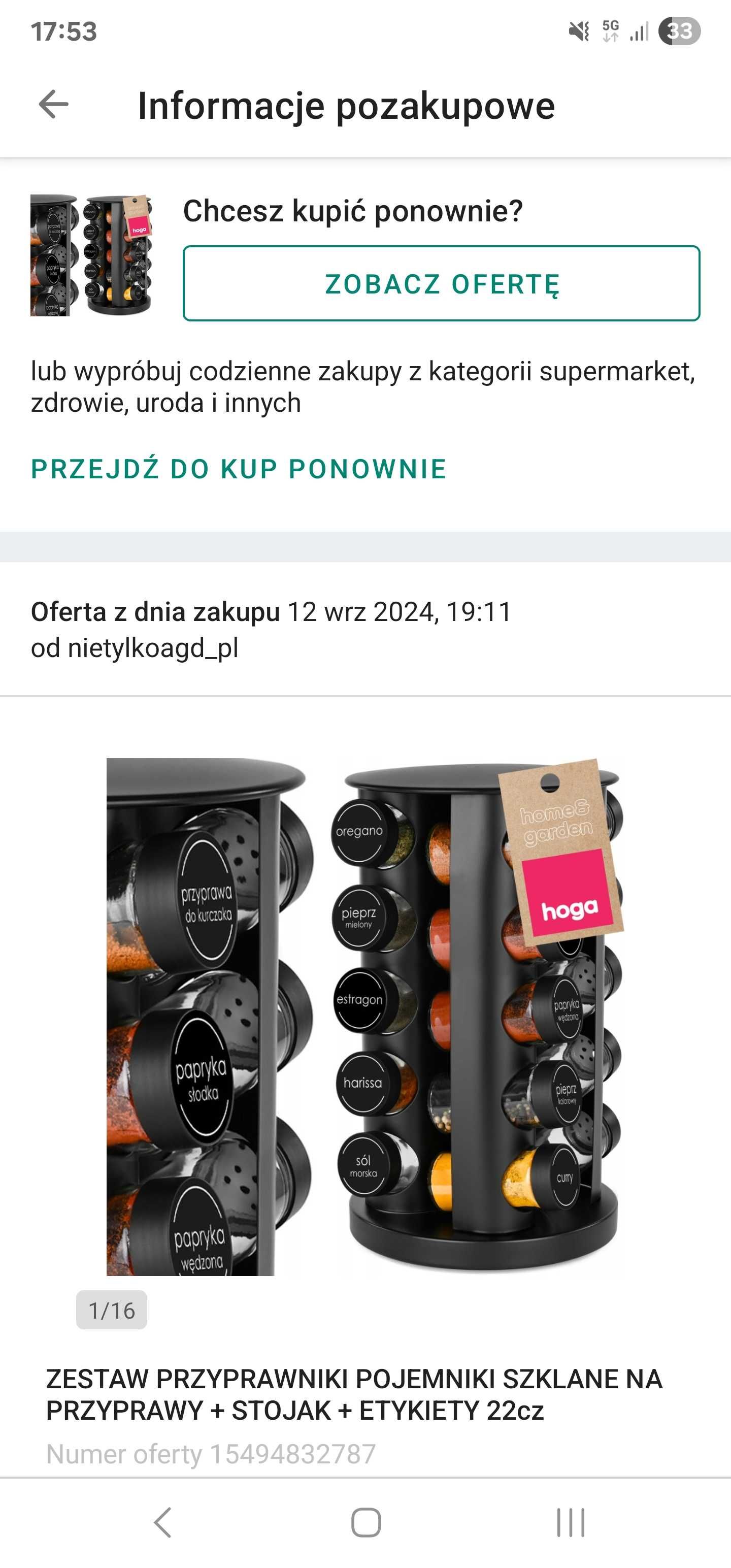 Stojak na pojemniki na przyprawy