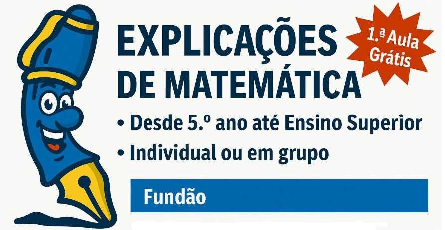 Explicações de Matemática – Fundão