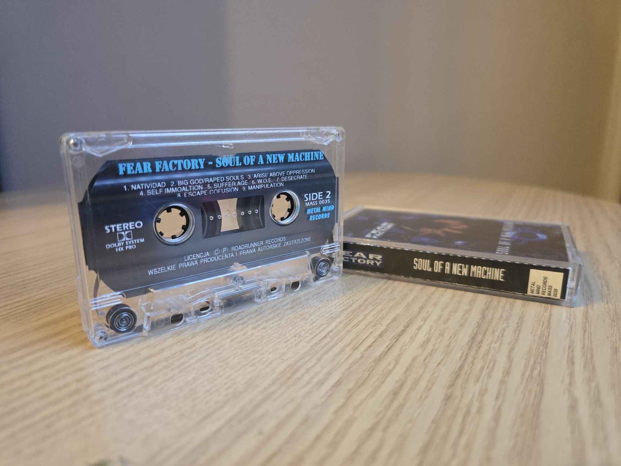Fear Factory - Soul Of A New Machine - Kaseta