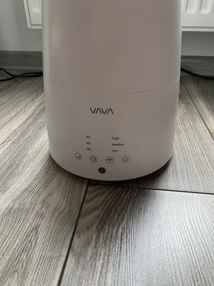 Elegancki design nawilżacz powietrza ultradźwiękowy VAVA biały +pilot