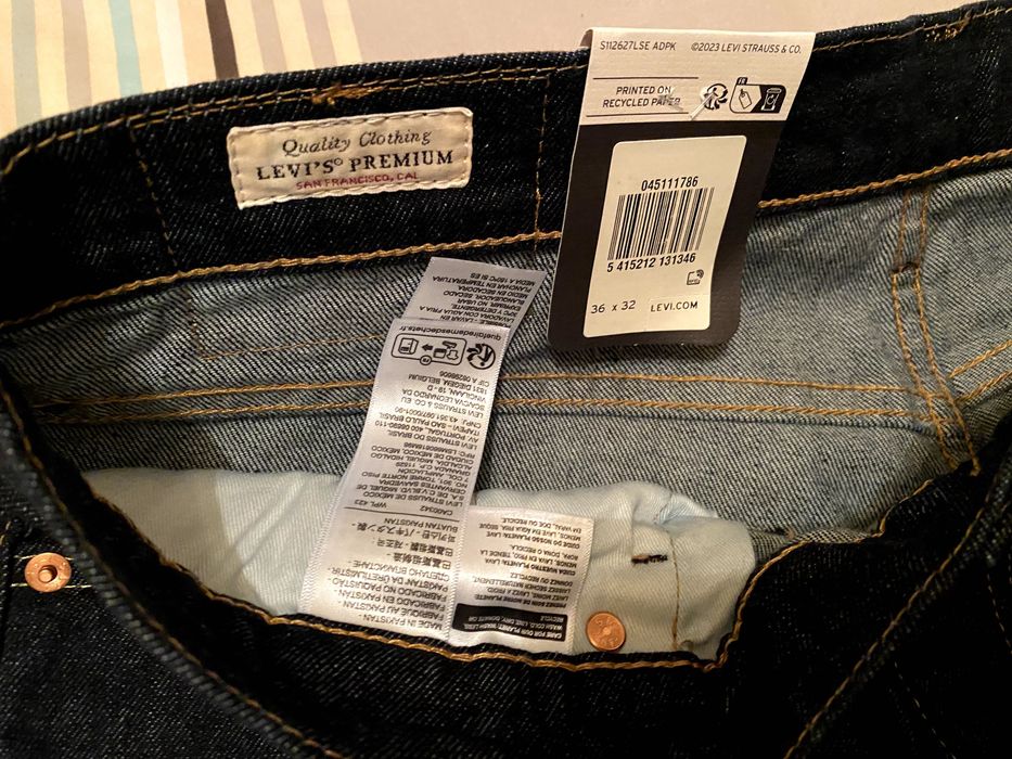 Calças de Ganga Levis Strauss 511 Slim, novas